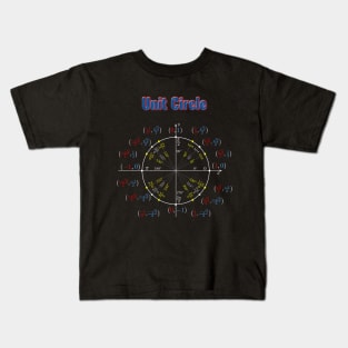 Unit Circle Trigonometry Pi for Nerdy Teacher Students Geek Kids T-Shirt